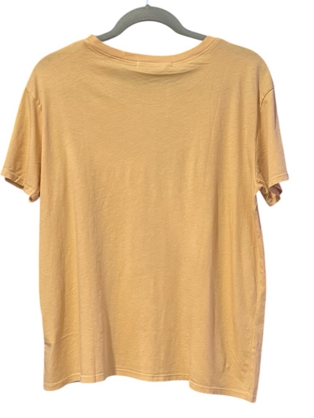Project Social T Darlin Cowgirl Boots Graphic Tee Tan Orange Western Boho M NWT - Picture 4 of 8